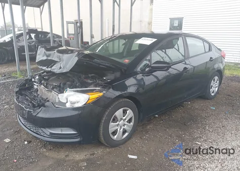 2015 Kia Forte Lx из США, поврежденный, VIN KNAFK4A61F5320547